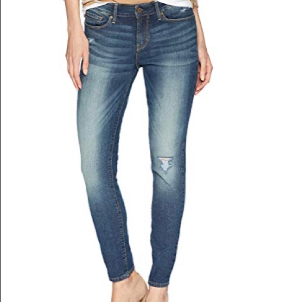 Levi mid-rise skinny jeans